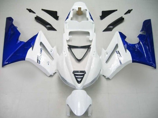 2009-2012 Triumph Daytona 675 Triple Motorcycle Fairing - White Blue