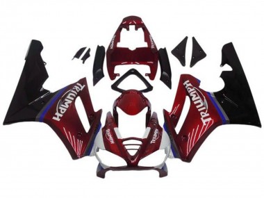Cheap 2009-2012 Triumph Daytona 675 Triple Motorcycle Fairings - Red Blue Glossy Black