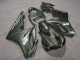2009-2012 Triumph Daytona 675 Triple Motorcycle Fairings - Matte Green White