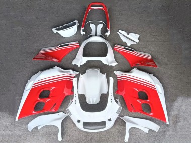 Cheap 1987-1988 Honda CBR1000F Hurricane Motorcycle Fairings - White Red