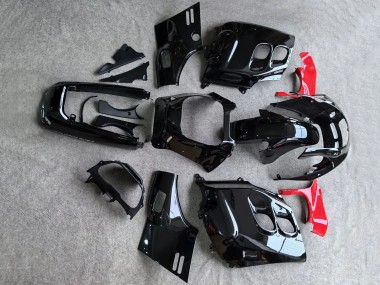 Cheap 1987-1988 Honda CBR1000F Hurricane Motorcycle Fairings - Glossy Black Red