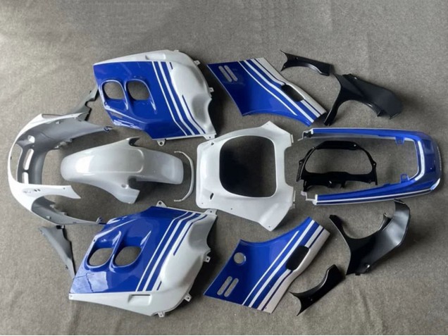 1987-1988 Honda CBR1000F Hurricane Motorcycle Fairings - White Blue