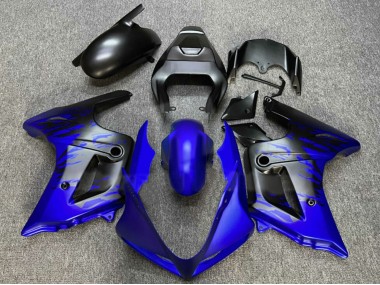 Cheap 2003-2013 Suzuki SV650 Motorcycle Fairings - Blue Matte Black Splash
