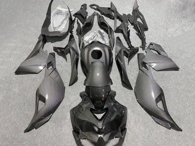 2019-2025 Kawasaki ZX4R ZX-4RR Motorcycle Fairings - Faux Carbon Fiber