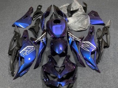 Cheap 2019-2025 Kawasaki ZX4R ZX-4RR Motorcycle Fairings - Purple Blue Gradient