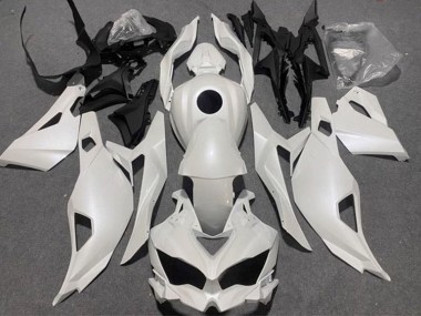 Cheap 2019-2025 Kawasaki ZX4R ZX-4RR Motorcycle Fairings - Pearl White