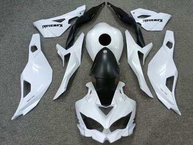 Cheap 2019-2025 Kawasaki ZX4R ZX-4RR Motorcycle Fairings - White Matte Black