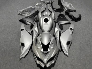 Cheap 2019-2025 Kawasaki ZX4R ZX-4RR Motorcycle Fairings - Silver Black