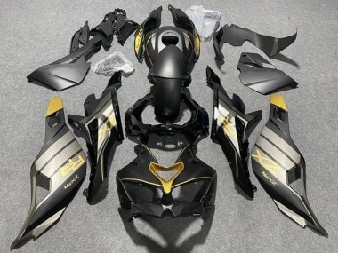 Cheap 2019-2025 Kawasaki ZX4R ZX-4RR Motorcycle Fairings - Matte Black Glossy Black Grey Gold