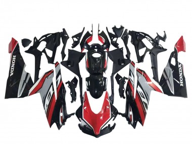 Cheap 2017-2022 Honda CBR250RR Motorcycle Fairings - Red Silver Glossy Black
