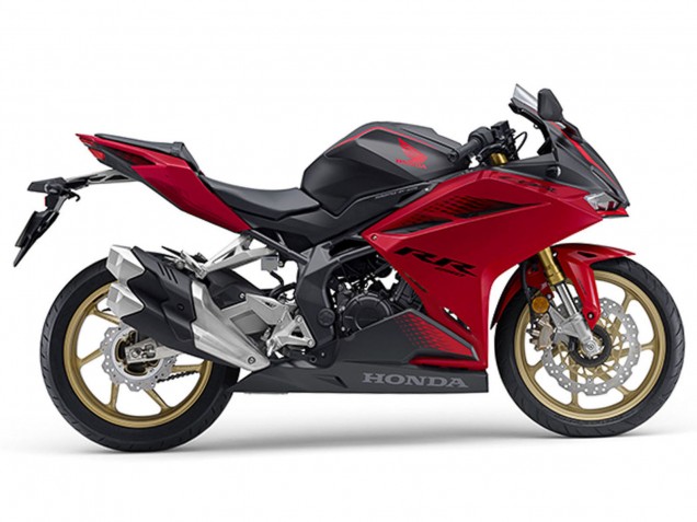 2017-2022 Honda CBR250RR Motorcycle Fairings - Red Matte Black