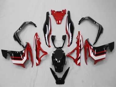 Cheap 2018-2021 Honda ADV150 Motorcycle Fairings - White Red Glossy Black
