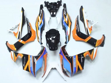 Cheap 2018-2021 Honda ADV150 Motorcycle Fairings - Blue Orange Glossy Black