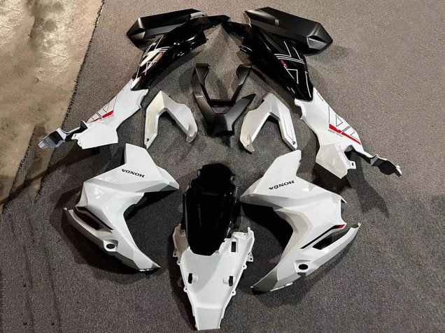 2022-2024 Honda ADV160 Motorcycle Fairing - White Glossy Black