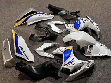 Cheap 2022-2024 Honda ADV160 Motorcycle Fairings - White Blue Yellow HRC