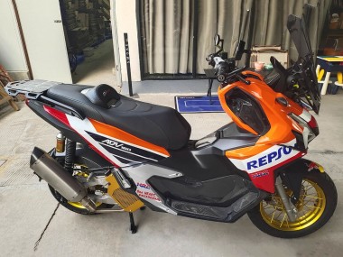 Cheap 2022-2024 Honda ADV160 Motorcycle Fairings - Orange White Red Blue Repsol Red Bull