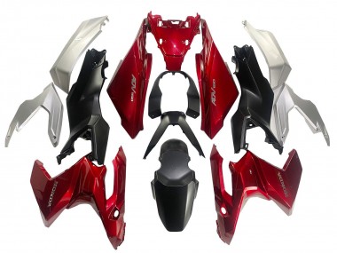 Cheap 2022-2024 Honda ADV160 Motorcycle Fairings - Silver Red Matte Black