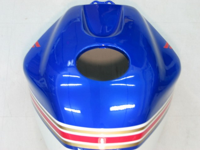 2005-2006 Honda CBR600RR Motorcycle Fairings - Blue White Yellow Rothmans