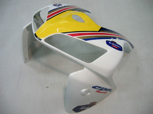 2005-2006 Honda CBR600RR Motorcycle Fairings - Blue White Yellow Rothmans