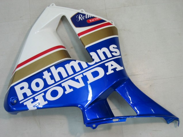 2005-2006 Honda CBR600RR Motorcycle Fairings - Blue White Yellow Rothmans
