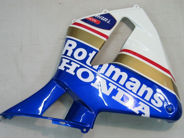 2005-2006 Honda CBR600RR Motorcycle Fairings - Blue White Yellow Rothmans