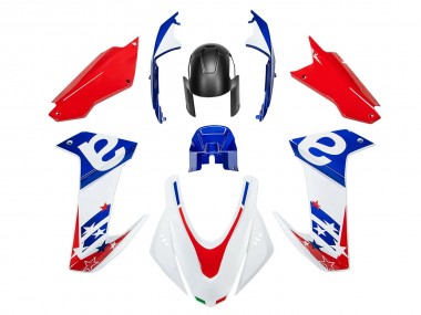 Cheap 2020-2024 Aprilia RS660 Motorcycle Fairing - White Blue Red