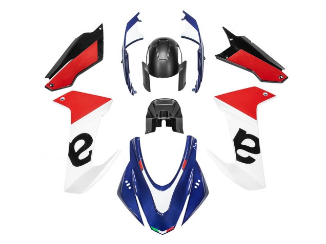 2020-2024 Aprilia RS660 Motorcycle Fairings - White Blue Red