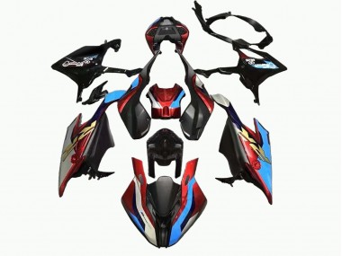 Cheap 2019-2022 BMW S1000RR Motorcycle Fairing - Black Blue Red Gold