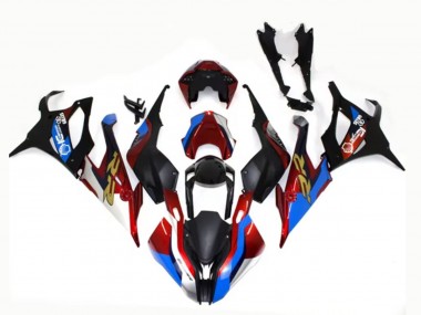 Cheap 2019-2022 BMW S1000RR Motorcycle Fairings - Black Blue Red Gold