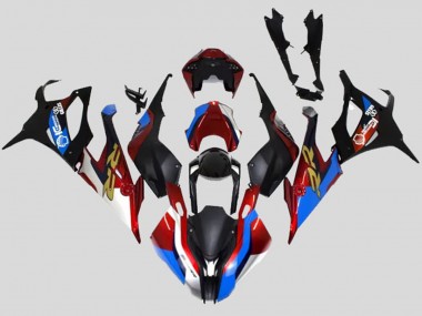 Cheap 2019-2022 BMW S1000RR Motorcycle Fairings - Black Blue Red Gold