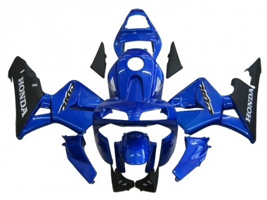 Cheap 2003-2004 Honda CBR600RR Motorcycle Fairing - Blue Matte Black
