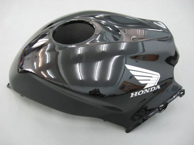 2007-2008 Honda CBR600RR Motorcycle Fairings - Grey Glossy Black with Decals