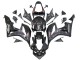 2007-2008 Honda CBR600RR Motorcycle Fairings - Grey Glossy Black with Decals