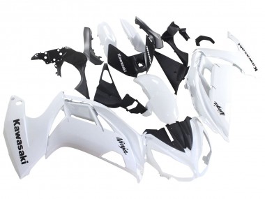 Cheap 2012-2016 Kawasaki EX650 Motorcycle Fairings - White Black