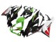 2019-2022 Kawasaki ZX6R Motorcycle Fairings - Green Glossy Black White Red