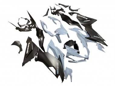 Cheap 2019-2022 Kawasaki ZX6R Motorcycle Fairings - Grey Matte Black
