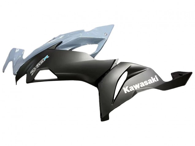 2019-2022 Kawasaki ZX6R Motorcycle Fairings - Grey Matte Black