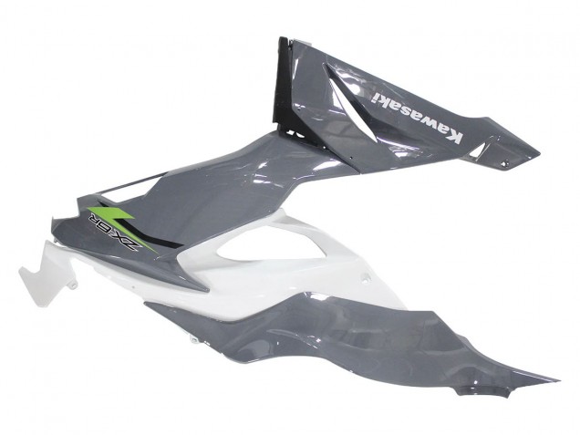 2019-2022 Kawasaki ZX6R Motorcycle Fairings - White Grey Green
