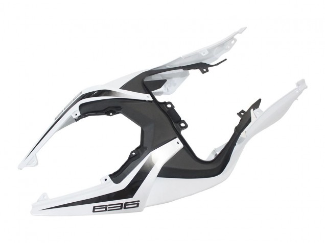 2019-2022 Kawasaki ZX6R Motorcycle Fairings - White Grey Green