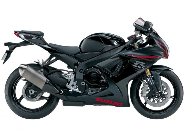 2011-2024 Suzuki GSXR 600/750 Motorcycle Fairings - Matte Black Red