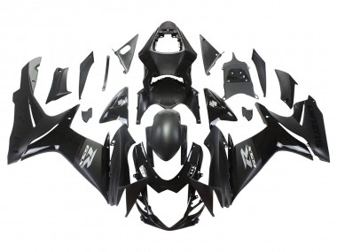 Cheap 2011-2024 Suzuki GSXR 600/750 Motorcycle Fairings - Matte Black Glossy Black