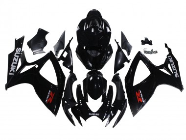 Cheap 2006-2007 Suzuki GSXR 600/750 Motorcycle Fairings - Glossy Black