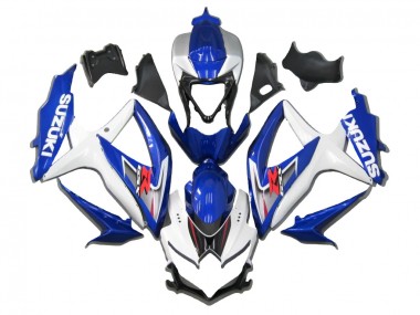Cheap 2008-2010 Suzuki GSXR 600/750 Motorcycle Fairing - White Blue Red