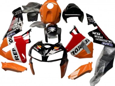 Cheap 2005-2006 Honda CBR600RR Motorcycle Fairings - Black Orange White Red Repsol