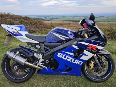 Cheap 2004-2005 Suzuki GSXR 600 Motorcycle Fairings - Blue White Red