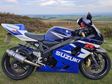 Cheap 2004-2005 Suzuki GSXR 600 Motorcycle Fairings - Blue White Red