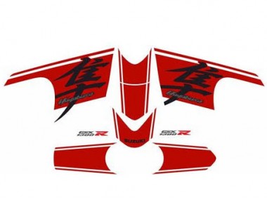 Cheap 2008-2020 Suzuki GSXR 1300 Hayabusa Motorcycle Fairing - Glossy Black Red