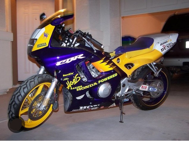 1995-1996 Honda CBR600 F3 Motorcycle Fairings - Yellow Silver Blue