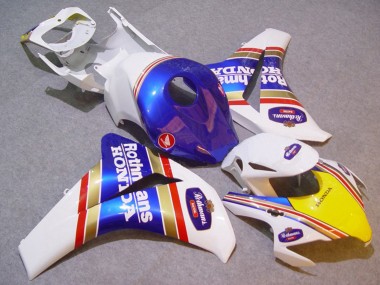 Cheap 2008-2011 Honda CBR1000RR Motorcycle Fairings - White Blue Yellow Gold Rothmans