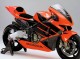 2003-2004 Honda CBR600RR Bike Fairings - Red Glossy Black